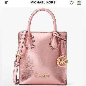 Michael Kors Mercer Extra-Small Patent Crossbody Bag
